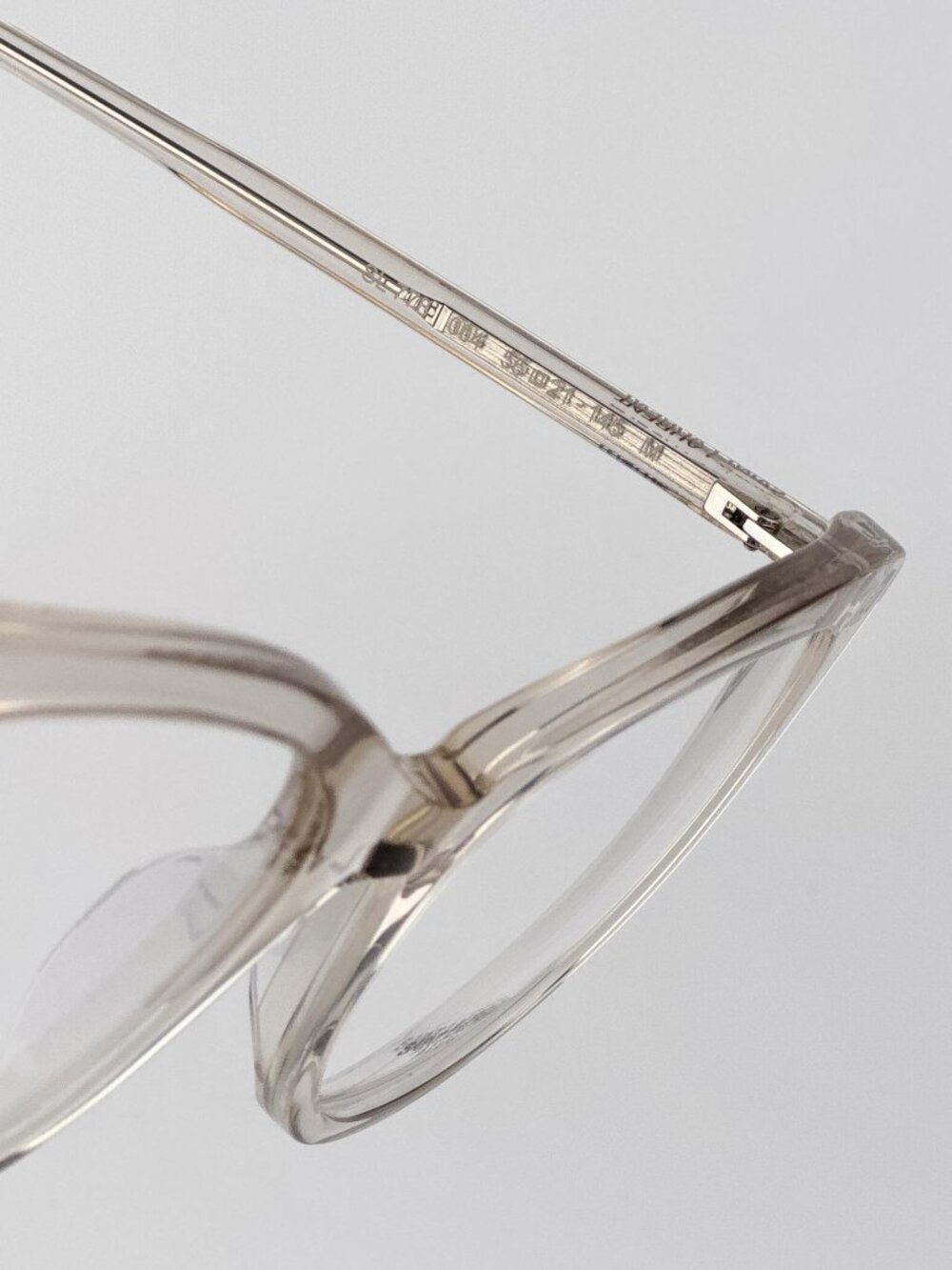 Saint Laurent SL778 004 Cat Eye Eyeglasses – Transparent Beige | Women’s - Picture 8 of 9